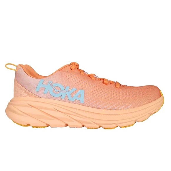 Hoka Shoes - NWT Hoka Rincon 3 women’s running shoes , brand new in box , coral salmon orange